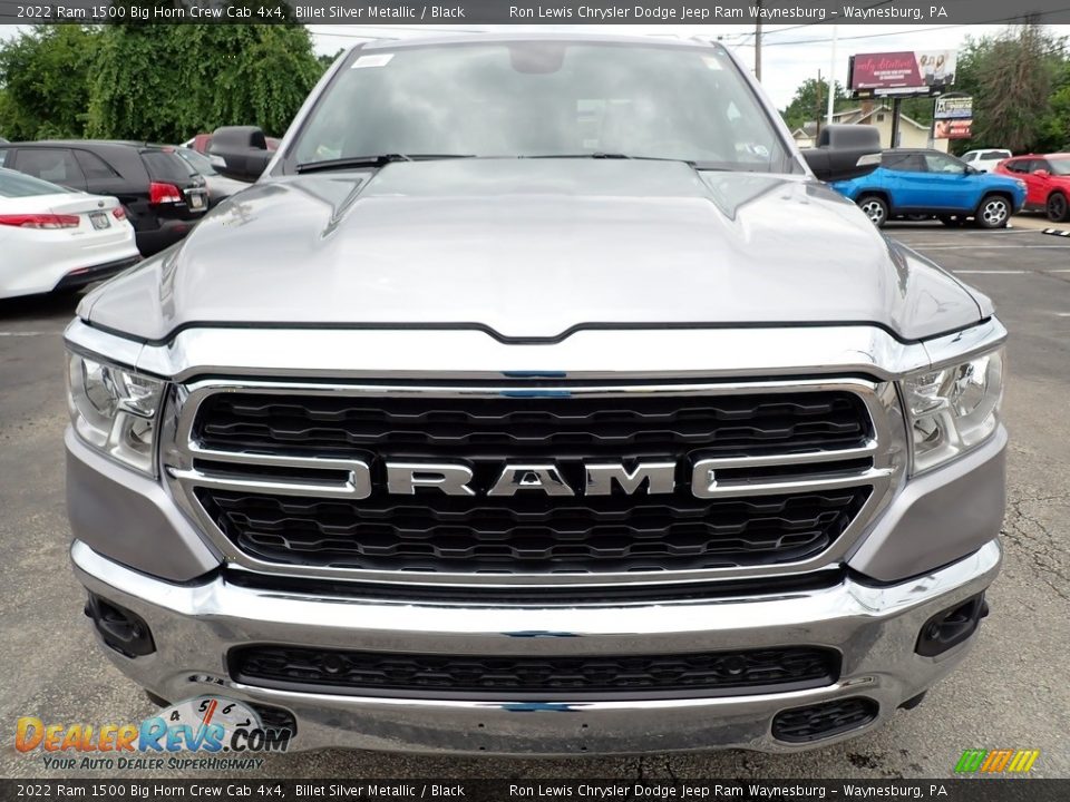 2022 Ram 1500 Big Horn Crew Cab 4x4 Billet Silver Metallic / Black Photo #8