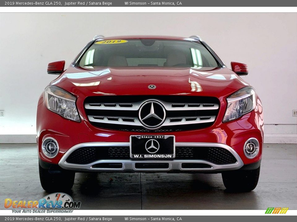 2019 Mercedes-Benz GLA 250 Jupiter Red / Sahara Beige Photo #2