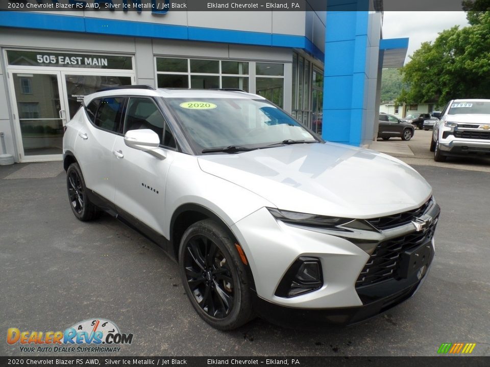 2020 Chevrolet Blazer RS AWD Silver Ice Metallic / Jet Black Photo #4