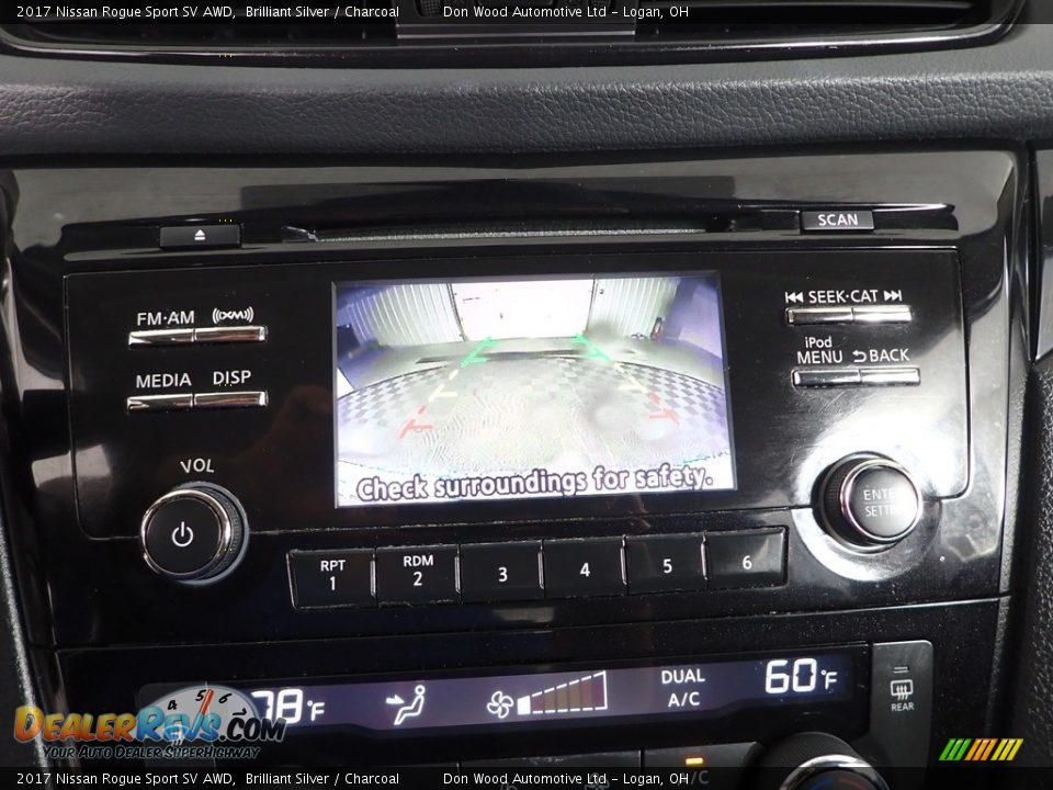 2017 Nissan Rogue Sport SV AWD Brilliant Silver / Charcoal Photo #3