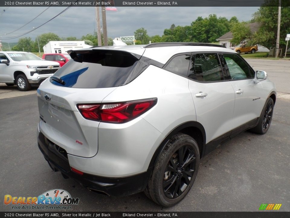 2020 Chevrolet Blazer RS AWD Silver Ice Metallic / Jet Black Photo #6