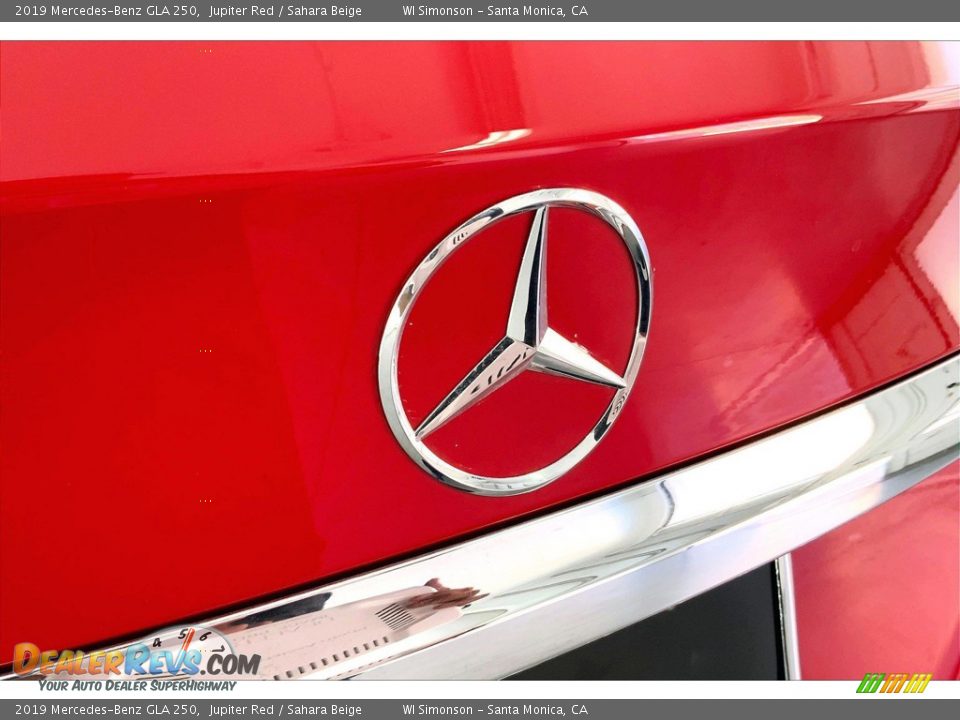 2019 Mercedes-Benz GLA 250 Jupiter Red / Sahara Beige Photo #7