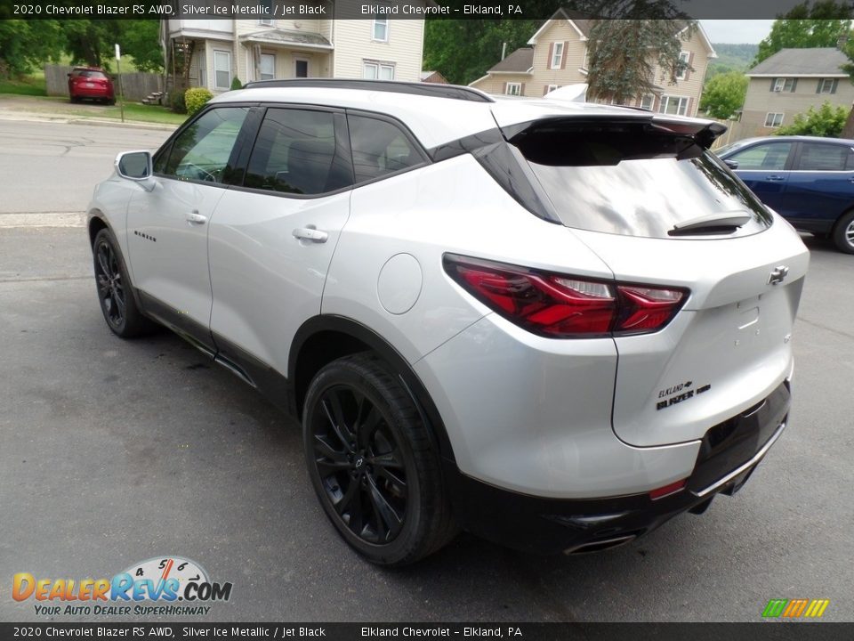 2020 Chevrolet Blazer RS AWD Silver Ice Metallic / Jet Black Photo #8