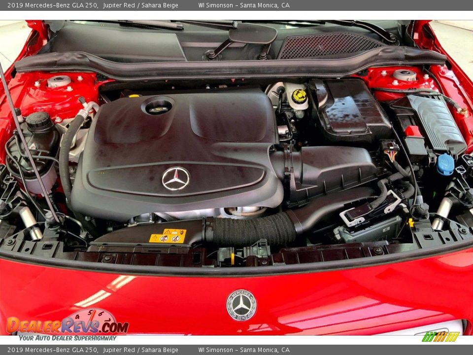 2019 Mercedes-Benz GLA 250 2.0 Liter Turbocharged DOHC 16-Valve VVT 4 Cylinder Engine Photo #9