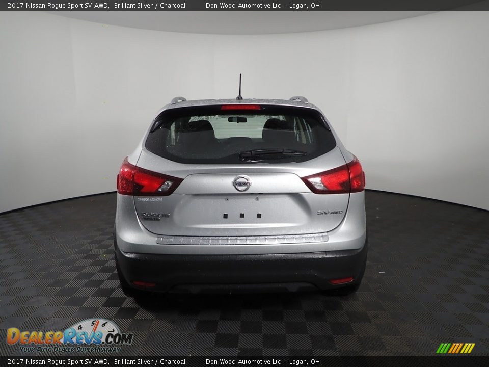 2017 Nissan Rogue Sport SV AWD Brilliant Silver / Charcoal Photo #8