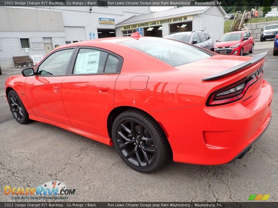 2022 Dodge Charger R/T Blacktop Go Mango / Black Photo #3