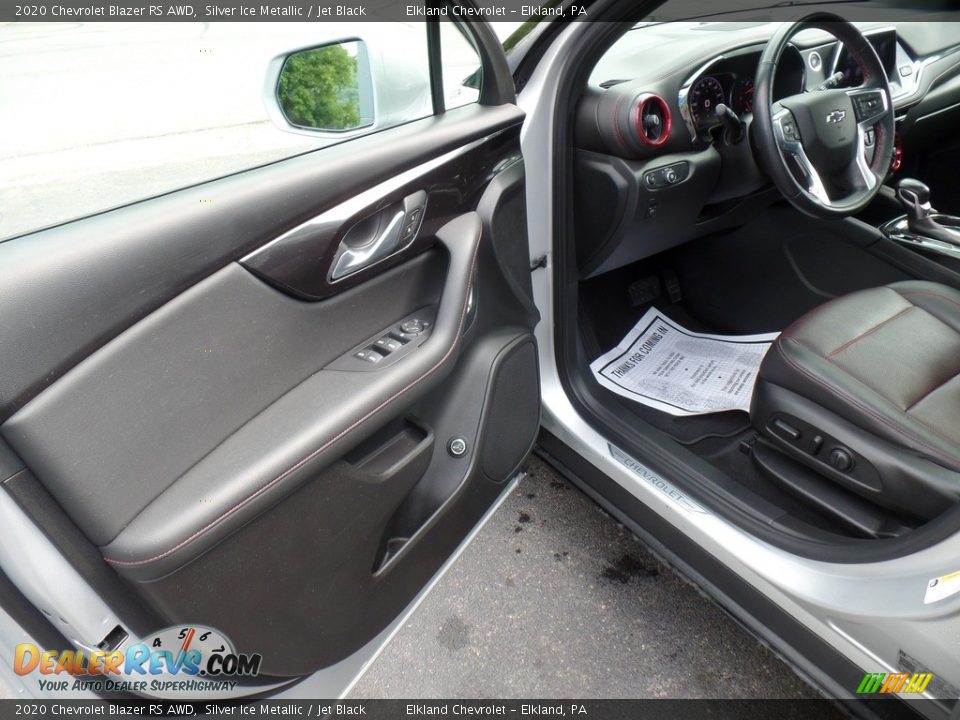 2020 Chevrolet Blazer RS AWD Silver Ice Metallic / Jet Black Photo #14