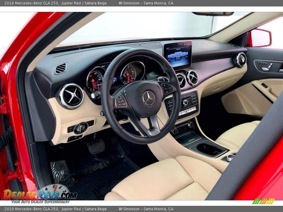 2019 Mercedes-Benz GLA 250 Jupiter Red / Sahara Beige Photo #14