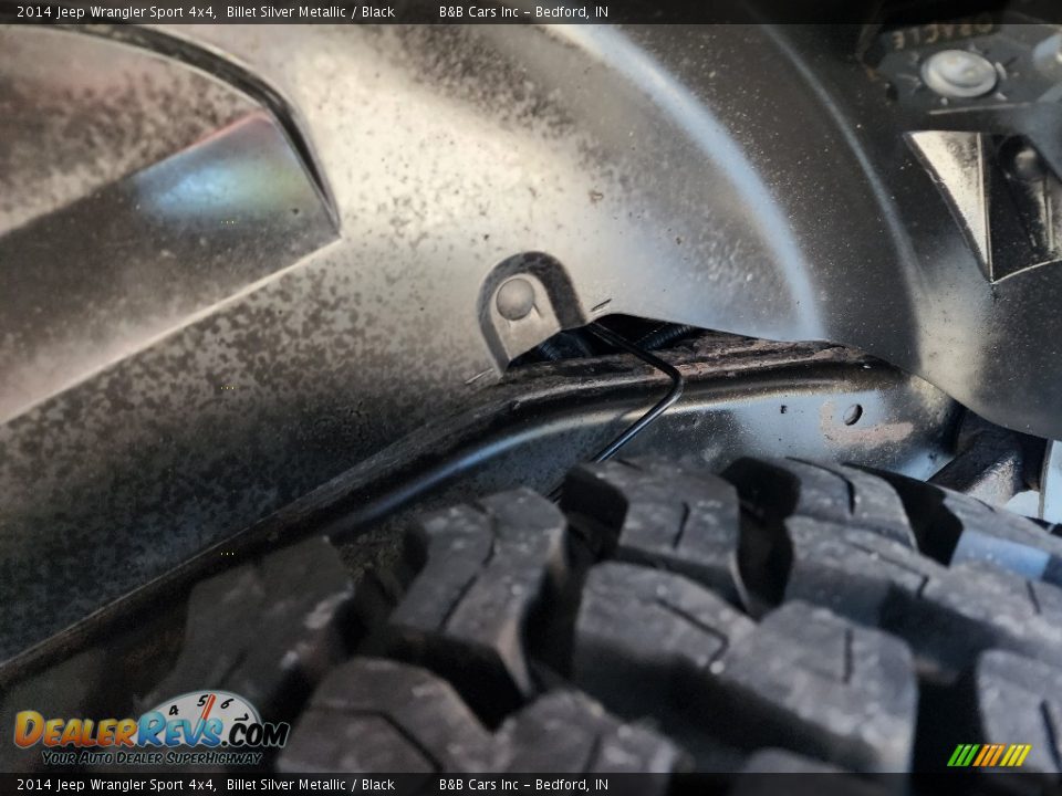 2014 Jeep Wrangler Sport 4x4 Billet Silver Metallic / Black Photo #25