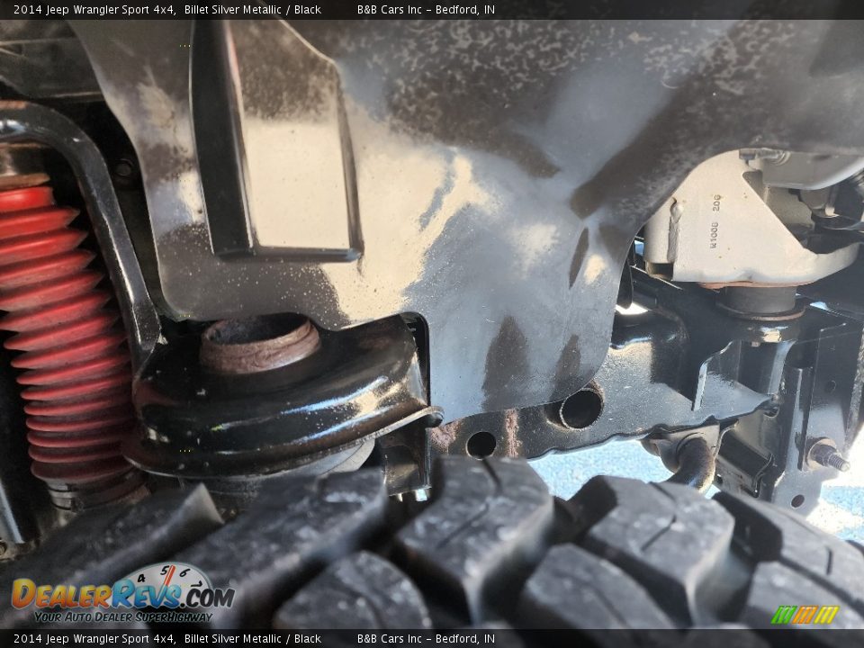 2014 Jeep Wrangler Sport 4x4 Billet Silver Metallic / Black Photo #27
