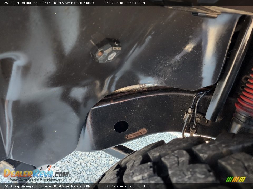 2014 Jeep Wrangler Sport 4x4 Billet Silver Metallic / Black Photo #29