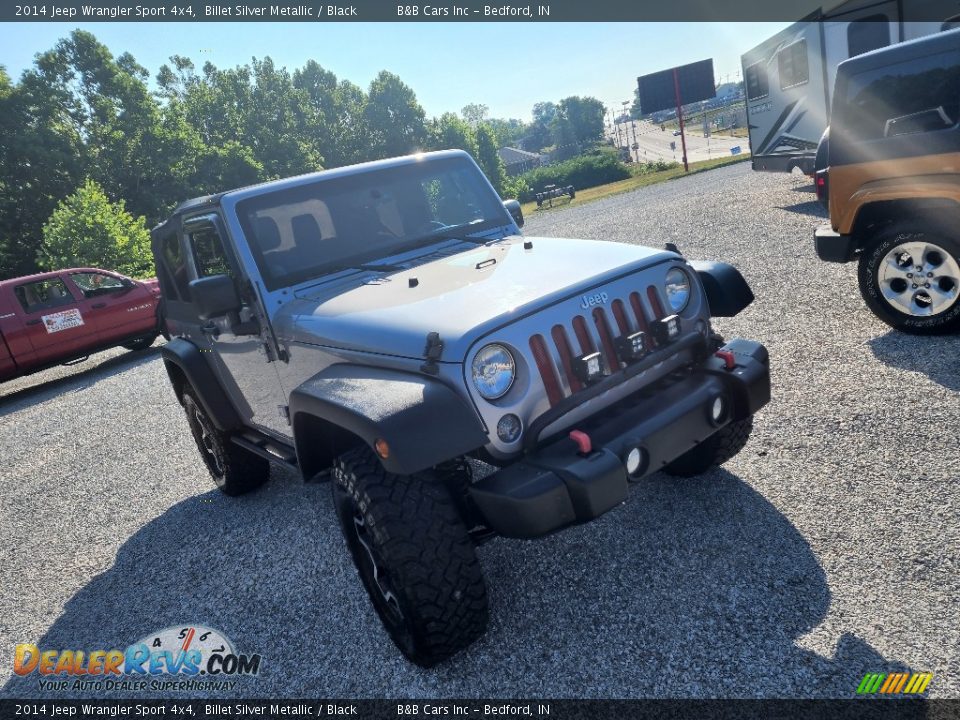 2014 Jeep Wrangler Sport 4x4 Billet Silver Metallic / Black Photo #30