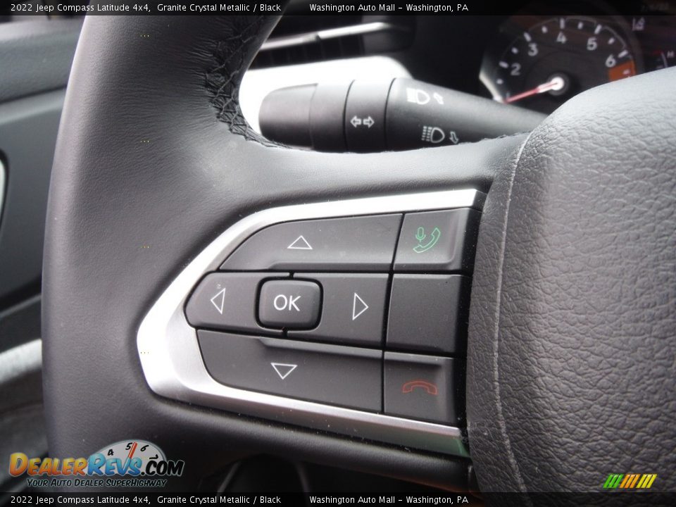 2022 Jeep Compass Latitude 4x4 Granite Crystal Metallic / Black Photo #11