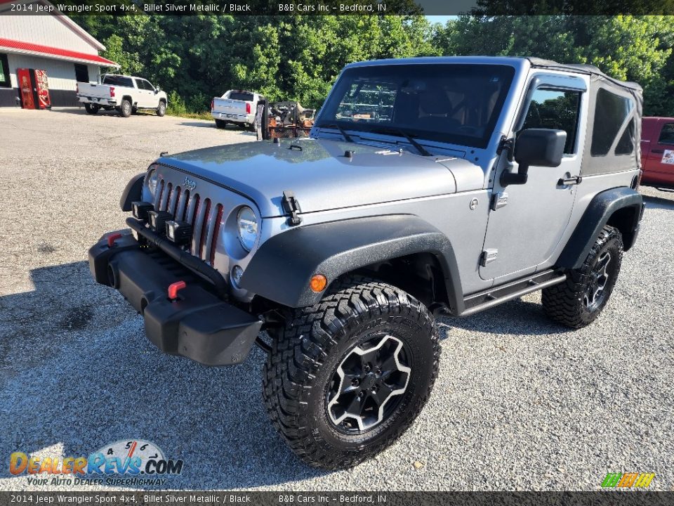 2014 Jeep Wrangler Sport 4x4 Billet Silver Metallic / Black Photo #31