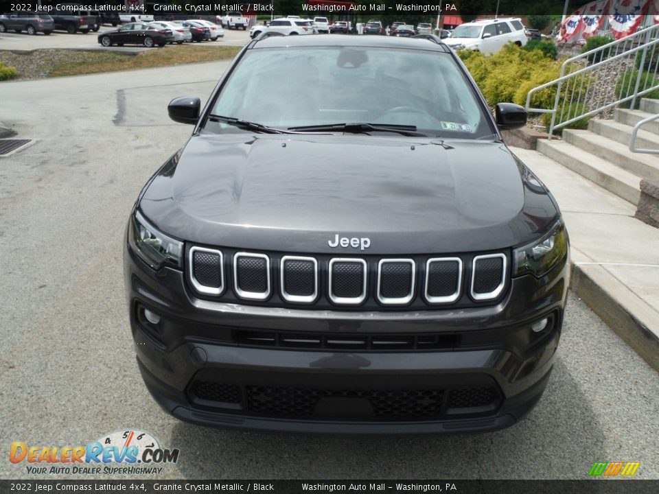 2022 Jeep Compass Latitude 4x4 Granite Crystal Metallic / Black Photo #14