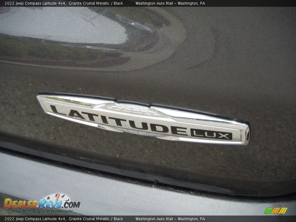 2022 Jeep Compass Latitude 4x4 Granite Crystal Metallic / Black Photo #20