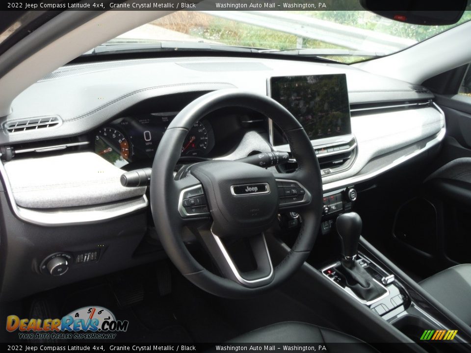 2022 Jeep Compass Latitude 4x4 Granite Crystal Metallic / Black Photo #22