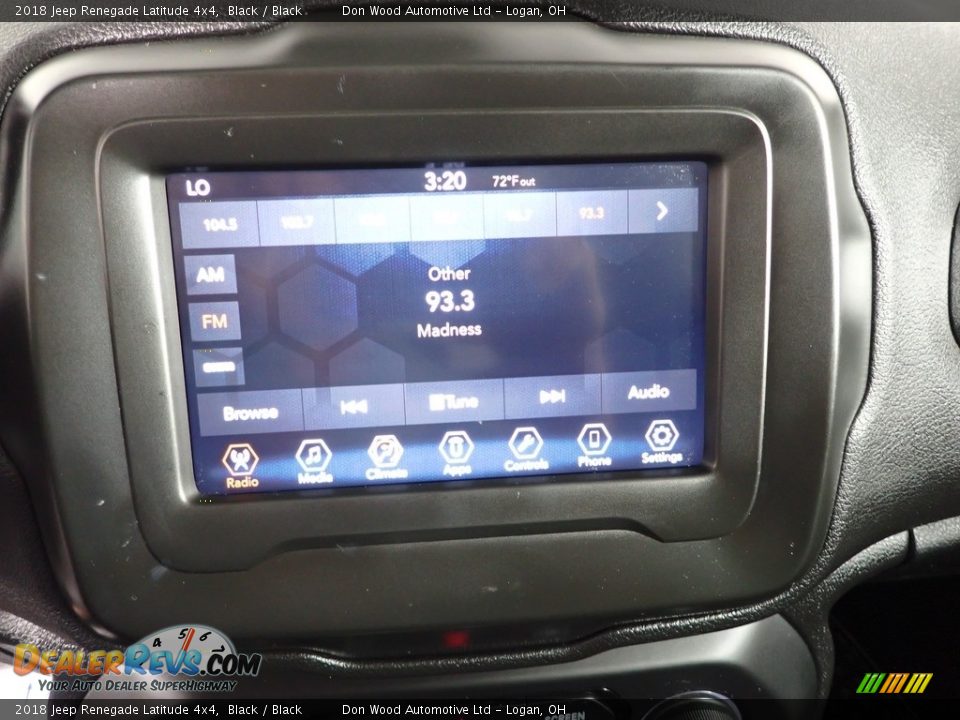 2018 Jeep Renegade Latitude 4x4 Black / Black Photo #3