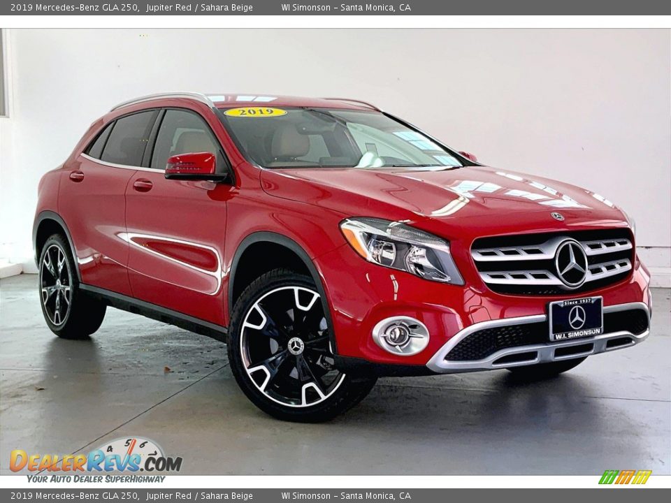 2019 Mercedes-Benz GLA 250 Jupiter Red / Sahara Beige Photo #34