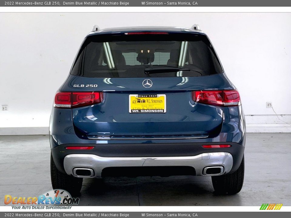 2022 Mercedes-Benz GLB 250 Denim Blue Metallic / Macchiato Beige Photo #3