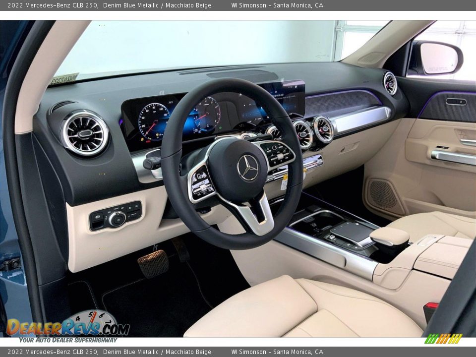 2022 Mercedes-Benz GLB 250 Denim Blue Metallic / Macchiato Beige Photo #4