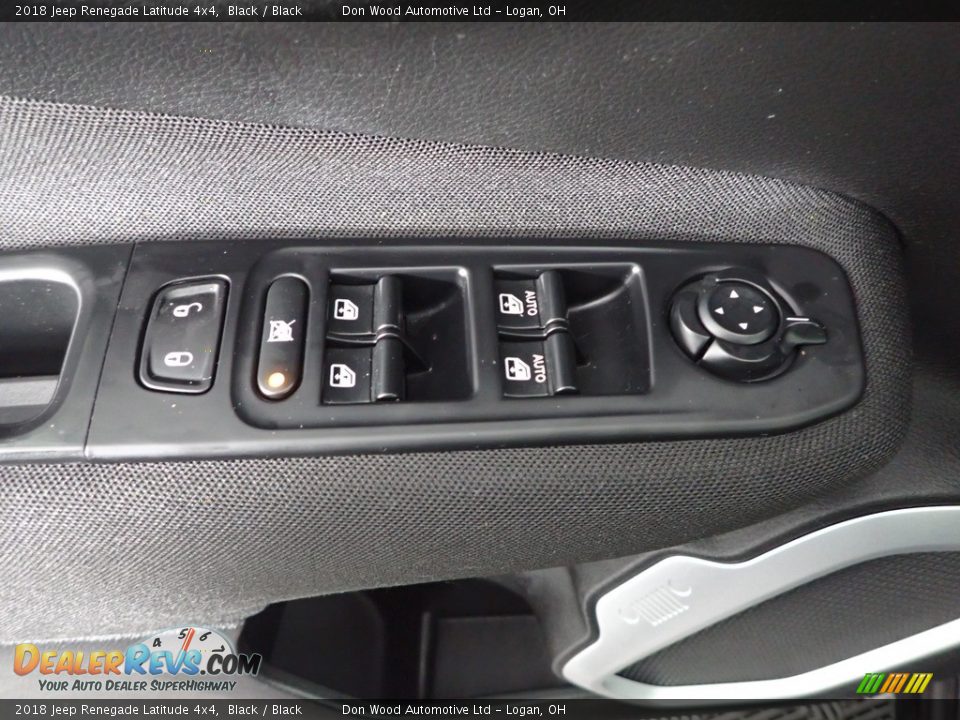 2018 Jeep Renegade Latitude 4x4 Black / Black Photo #14