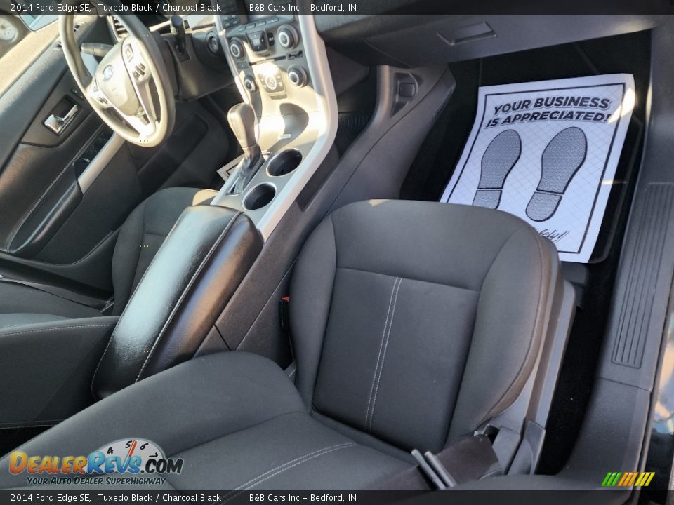 2014 Ford Edge SE Tuxedo Black / Charcoal Black Photo #21