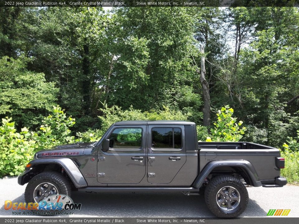 2022 Jeep Gladiator Rubicon 4x4 Granite Crystal Metallic / Black Photo #1