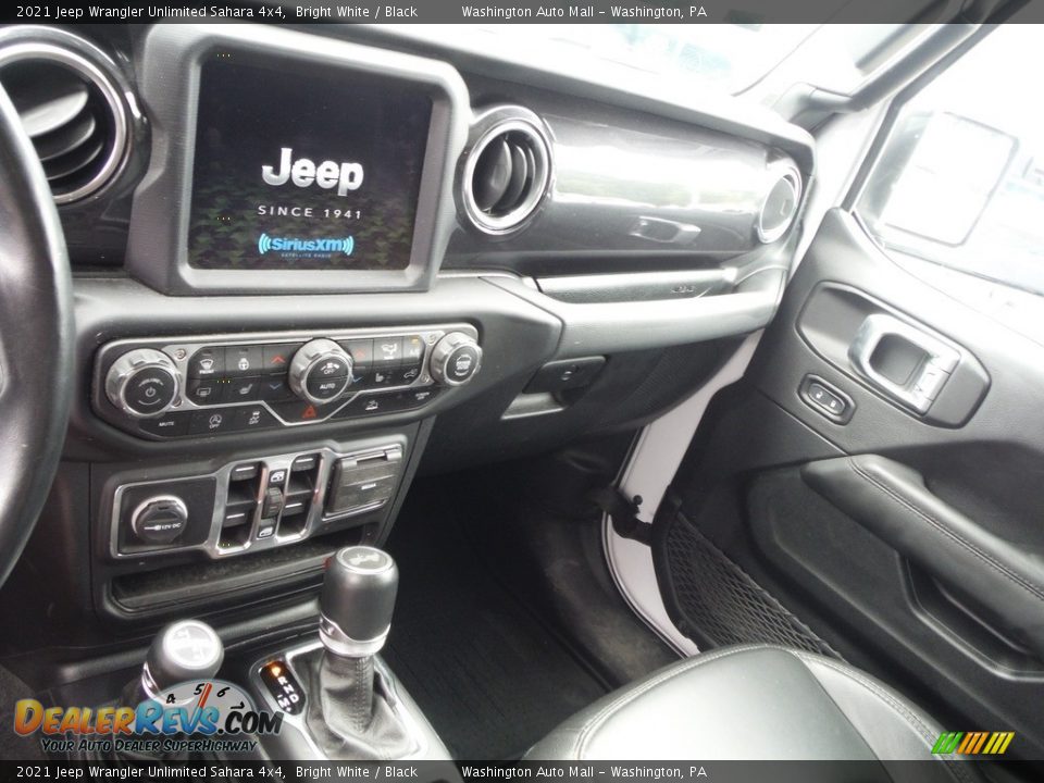 2021 Jeep Wrangler Unlimited Sahara 4x4 Bright White / Black Photo #3