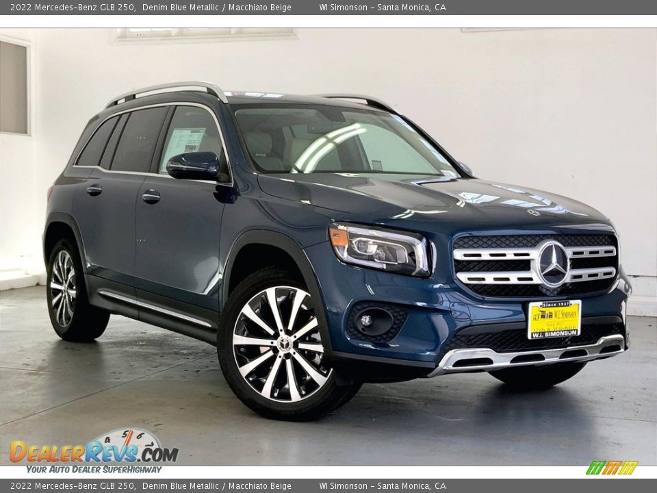 2022 Mercedes-Benz GLB 250 Denim Blue Metallic / Macchiato Beige Photo #12