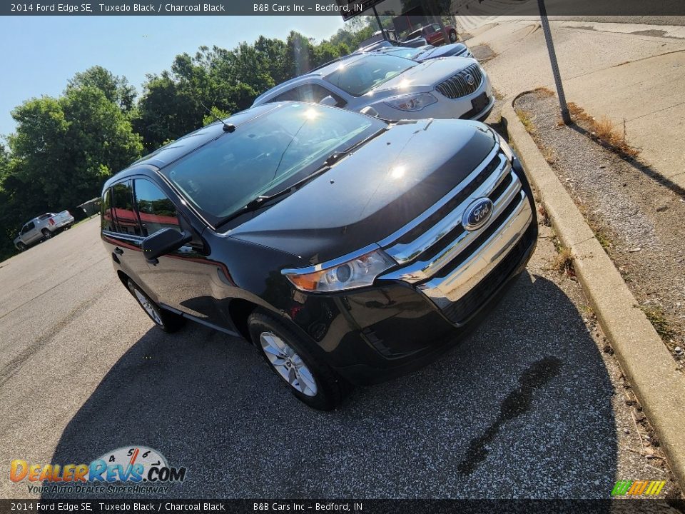2014 Ford Edge SE Tuxedo Black / Charcoal Black Photo #25