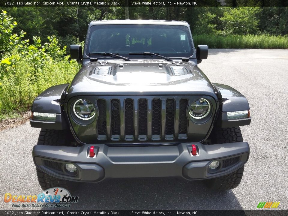 2022 Jeep Gladiator Rubicon 4x4 Granite Crystal Metallic / Black Photo #3