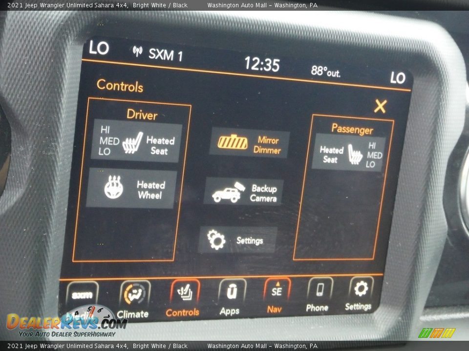 2021 Jeep Wrangler Unlimited Sahara 4x4 Bright White / Black Photo #5