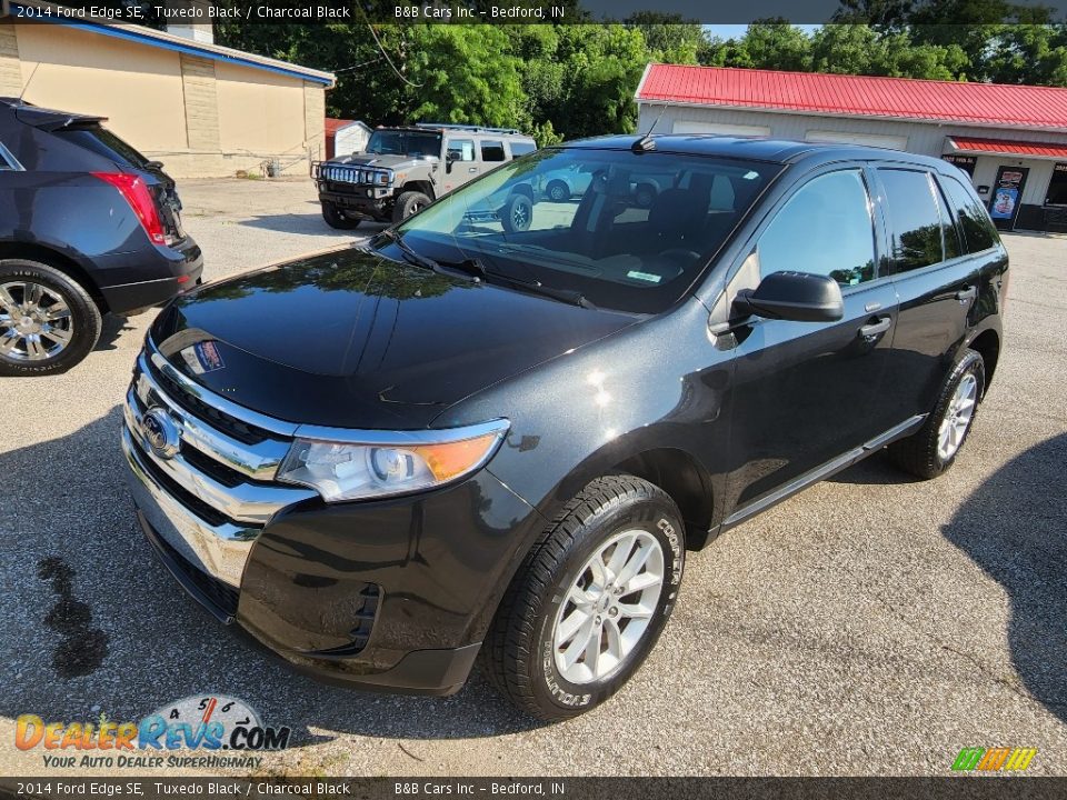 2014 Ford Edge SE Tuxedo Black / Charcoal Black Photo #26