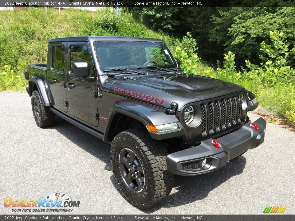 2022 Jeep Gladiator Rubicon 4x4 Granite Crystal Metallic / Black Photo #4