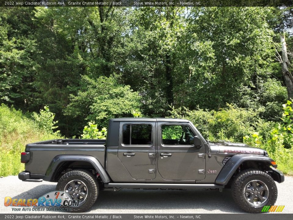 2022 Jeep Gladiator Rubicon 4x4 Granite Crystal Metallic / Black Photo #5