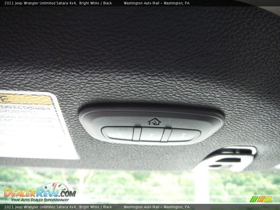 2021 Jeep Wrangler Unlimited Sahara 4x4 Bright White / Black Photo #8