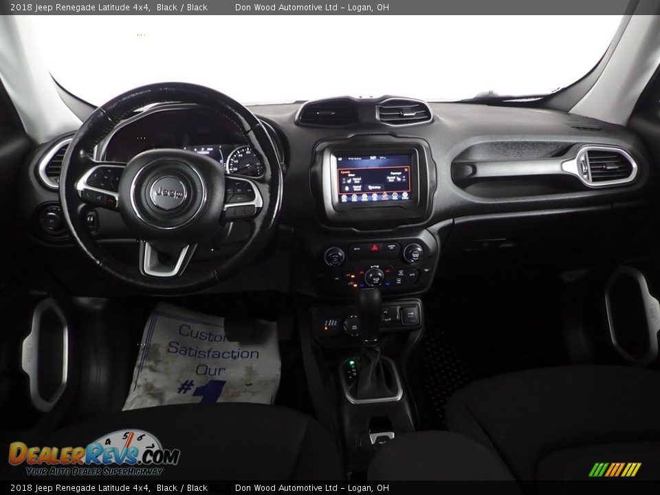 2018 Jeep Renegade Latitude 4x4 Black / Black Photo #26