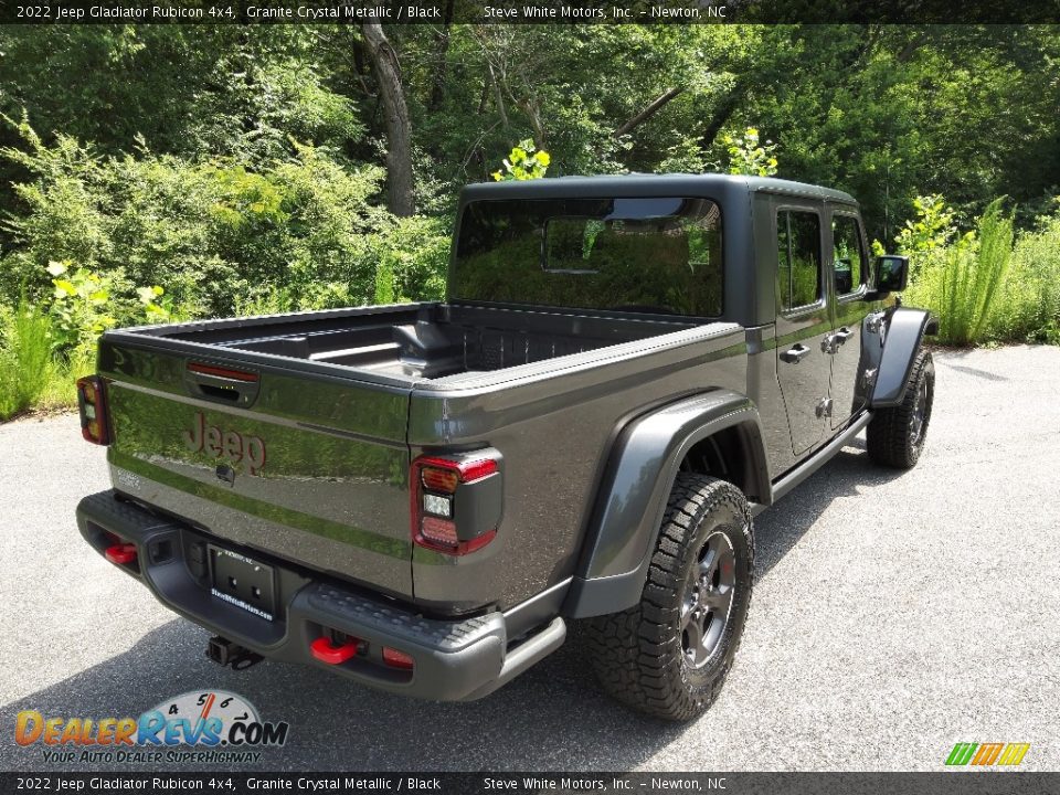 2022 Jeep Gladiator Rubicon 4x4 Granite Crystal Metallic / Black Photo #6