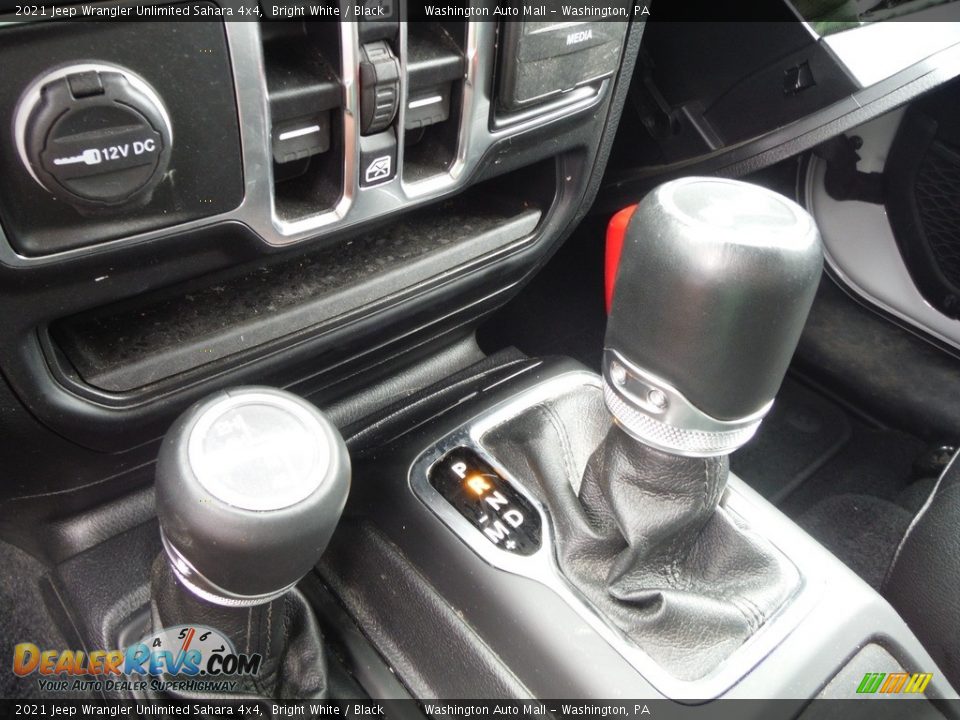 2021 Jeep Wrangler Unlimited Sahara 4x4 Bright White / Black Photo #9