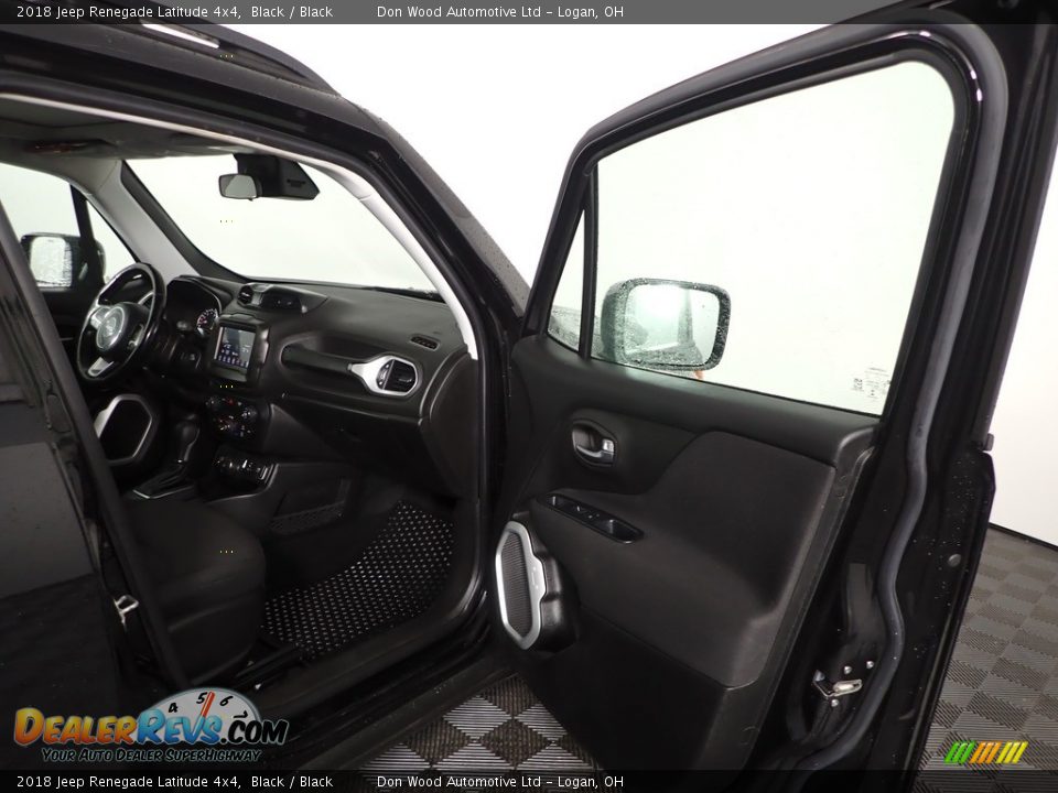 2018 Jeep Renegade Latitude 4x4 Black / Black Photo #27