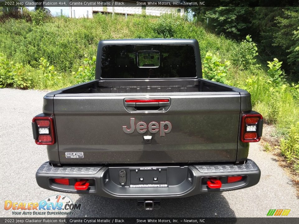 2022 Jeep Gladiator Rubicon 4x4 Granite Crystal Metallic / Black Photo #7