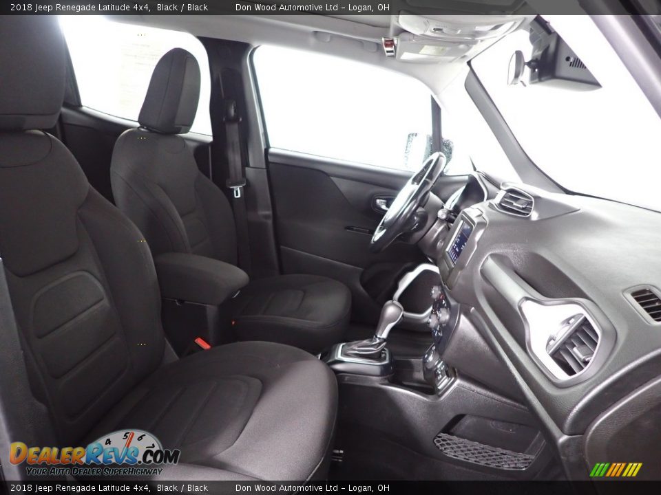 2018 Jeep Renegade Latitude 4x4 Black / Black Photo #28