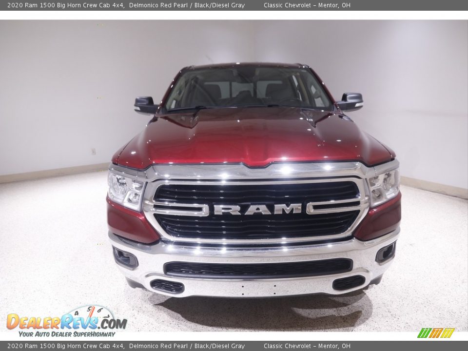 2020 Ram 1500 Big Horn Crew Cab 4x4 Delmonico Red Pearl / Black/Diesel Gray Photo #2