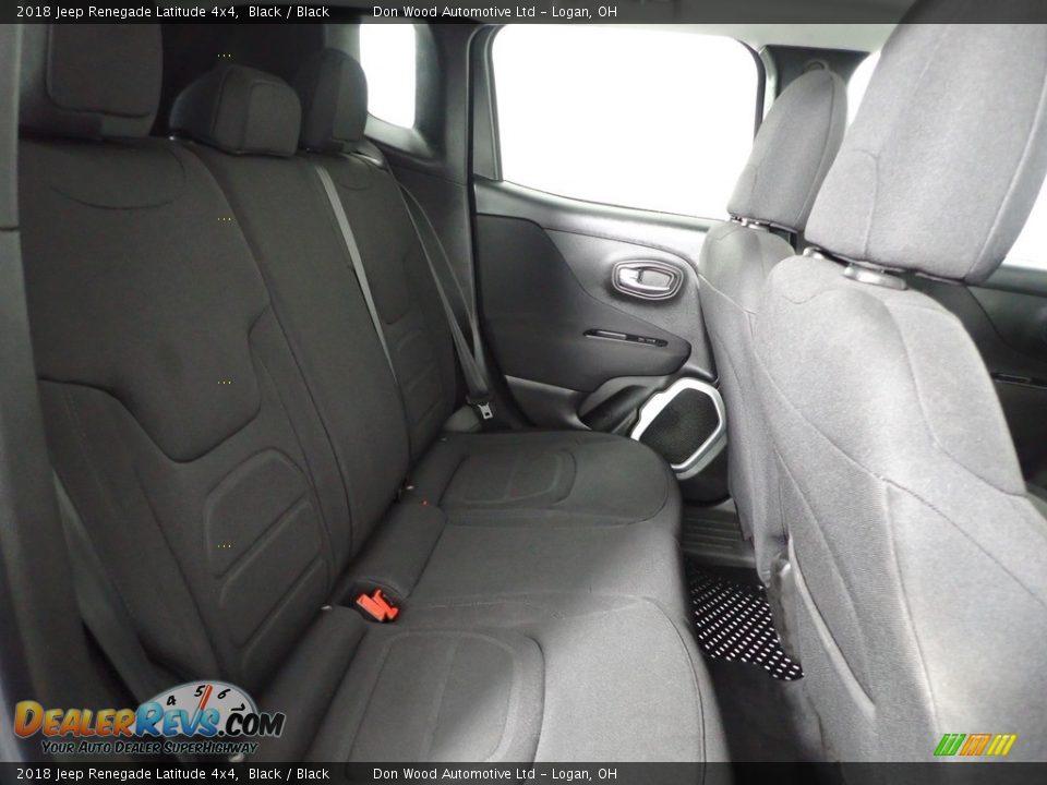 2018 Jeep Renegade Latitude 4x4 Black / Black Photo #30