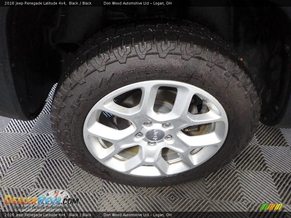 2018 Jeep Renegade Latitude 4x4 Black / Black Photo #31