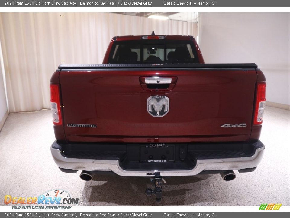 2020 Ram 1500 Big Horn Crew Cab 4x4 Delmonico Red Pearl / Black/Diesel Gray Photo #18