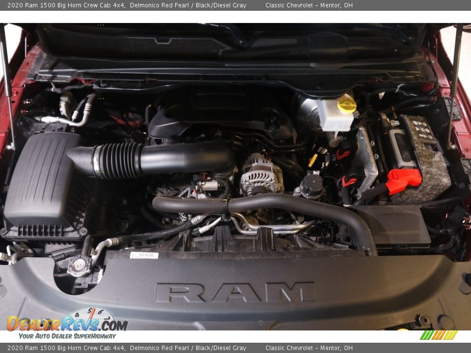 2020 Ram 1500 Big Horn Crew Cab 4x4 Delmonico Red Pearl / Black/Diesel Gray Photo #19