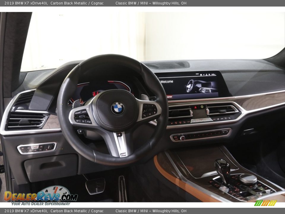 2019 BMW X7 xDrive40i Carbon Black Metallic / Cognac Photo #6