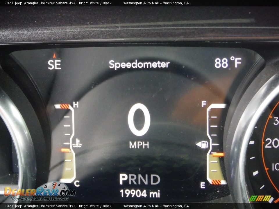 2021 Jeep Wrangler Unlimited Sahara 4x4 Bright White / Black Photo #35